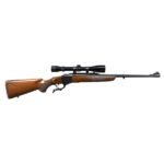 Ruger No.1 Rifle (.300 Win Mag) w/ Sniper 12–60 Scope